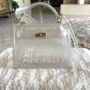 Clear Transparent PVC Shoulder Bags Women